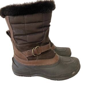 The North Face Waterproof Winter Snow Boots Brown Size 6